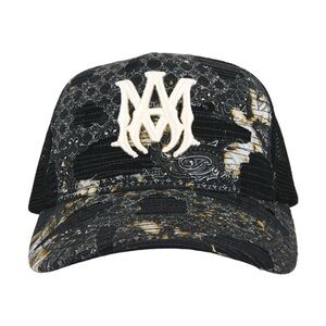 AMIRI BANDANA REPAIR TRUCKER HAT